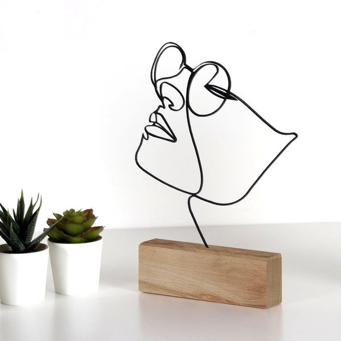 Aberto Design Objeto Decorativo M-037 Negro